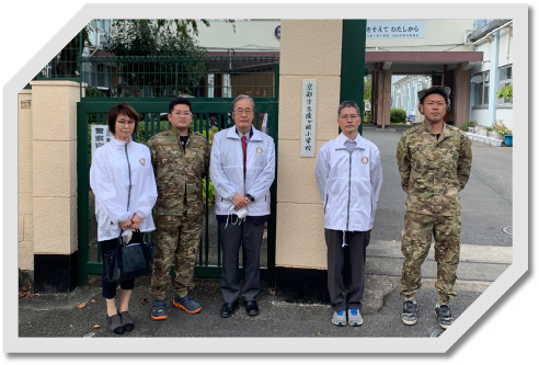 2021.10.18 陵ヶ岡小学校にて